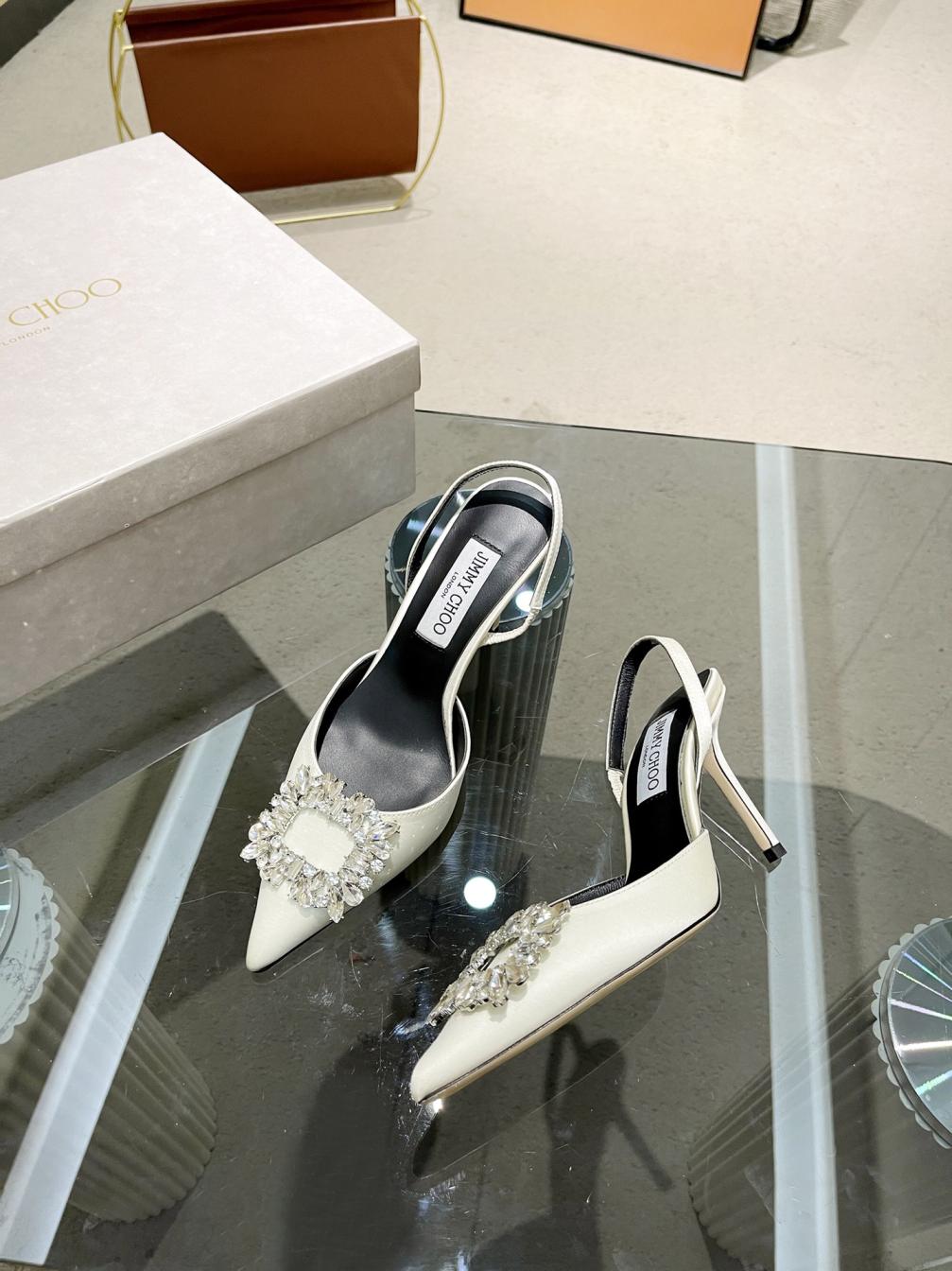 Jimmy Choo JC Lady crystal heel shoes