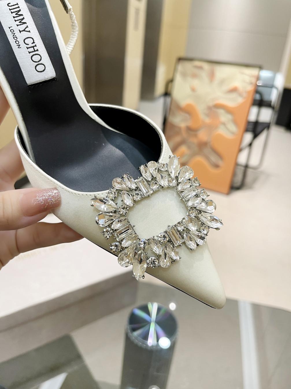 Jimmy Choo JC Lady crystal heel shoes