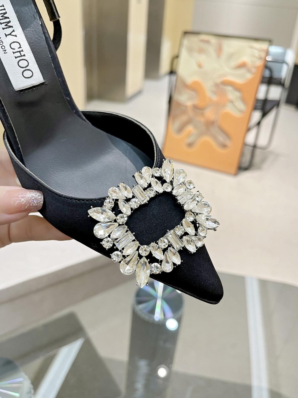 Jimmy Choo JC Lady crystal heel shoes