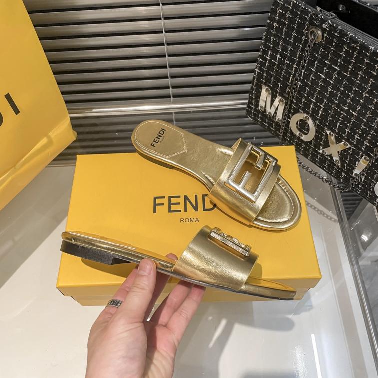Fendi FF flat slippers 134404