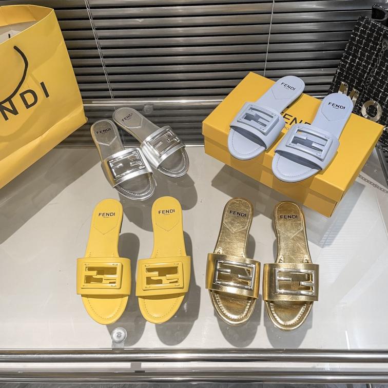 Fendi FF flat slippers 134404