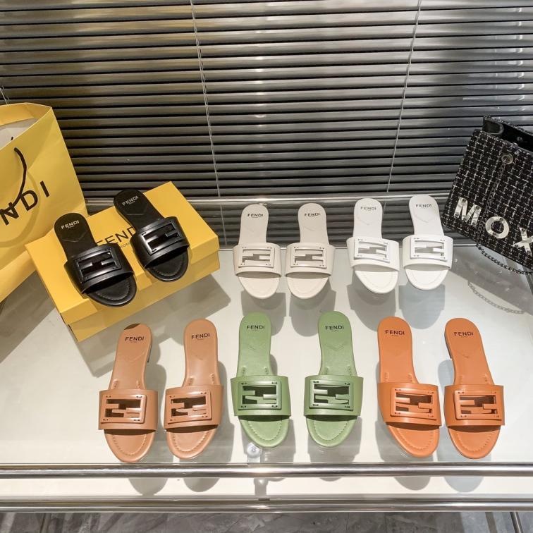 FF Fendi flat slippers 134403