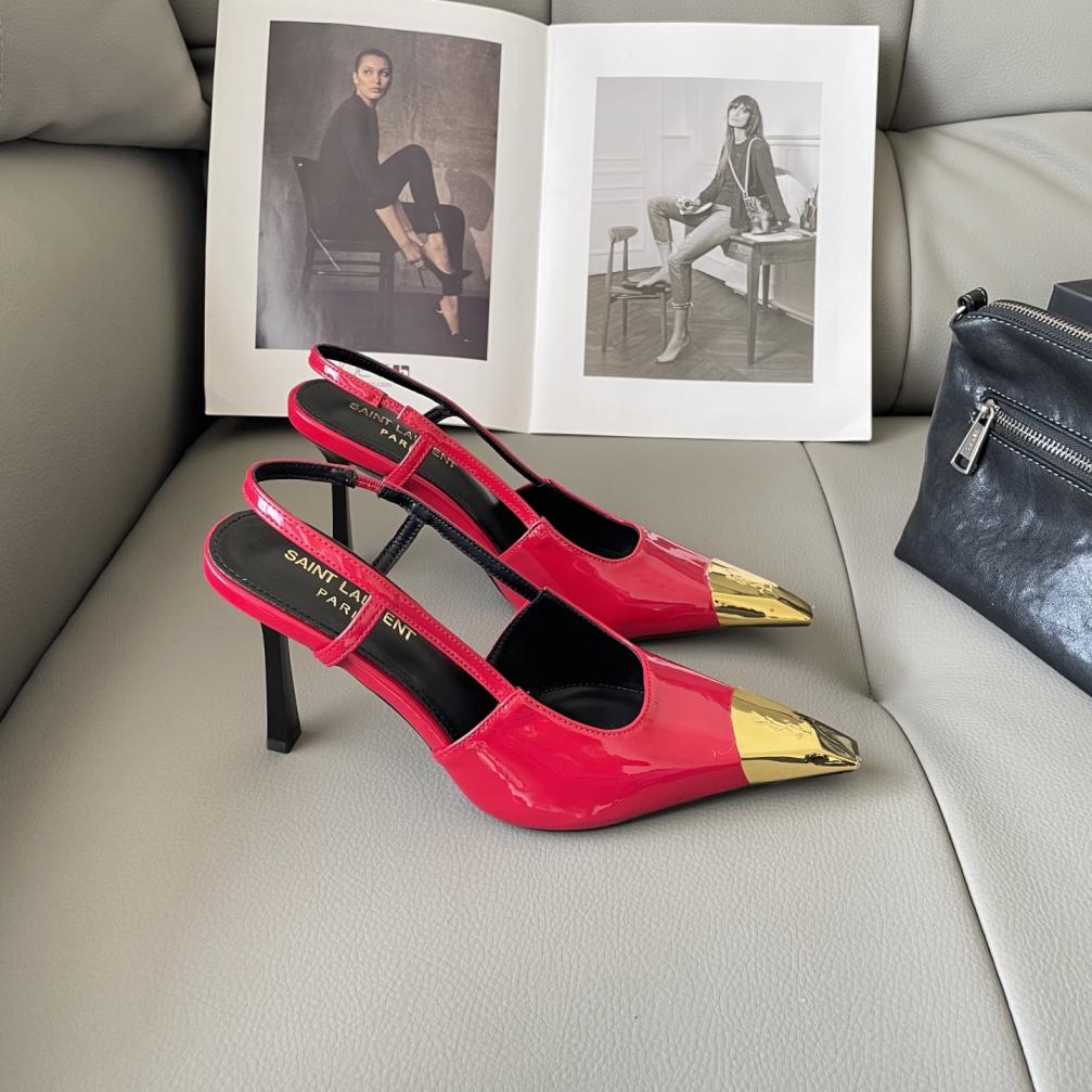 Saint laurent YSL lady heel shoes 135587