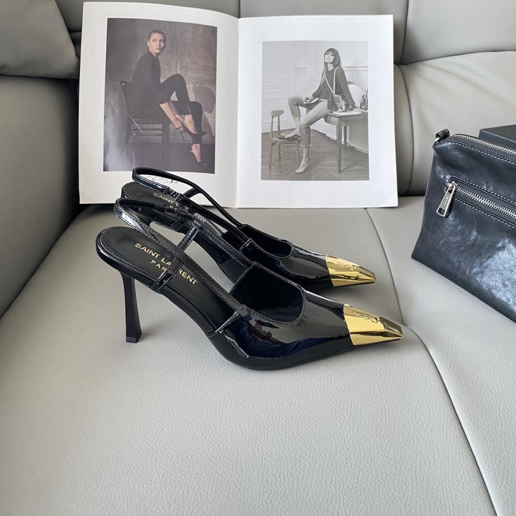 Saint laurent YSL lady heel shoes 135586