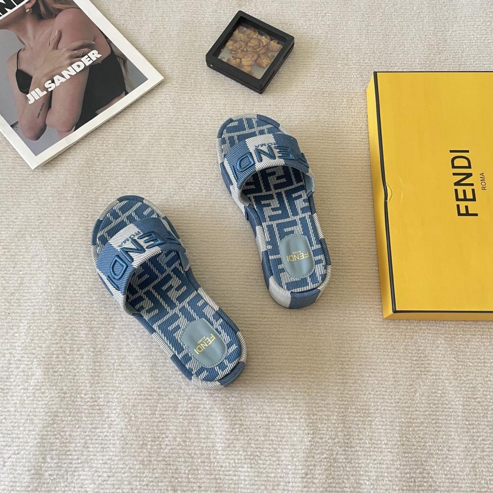 FENDI 2025 Denim slippers 135932