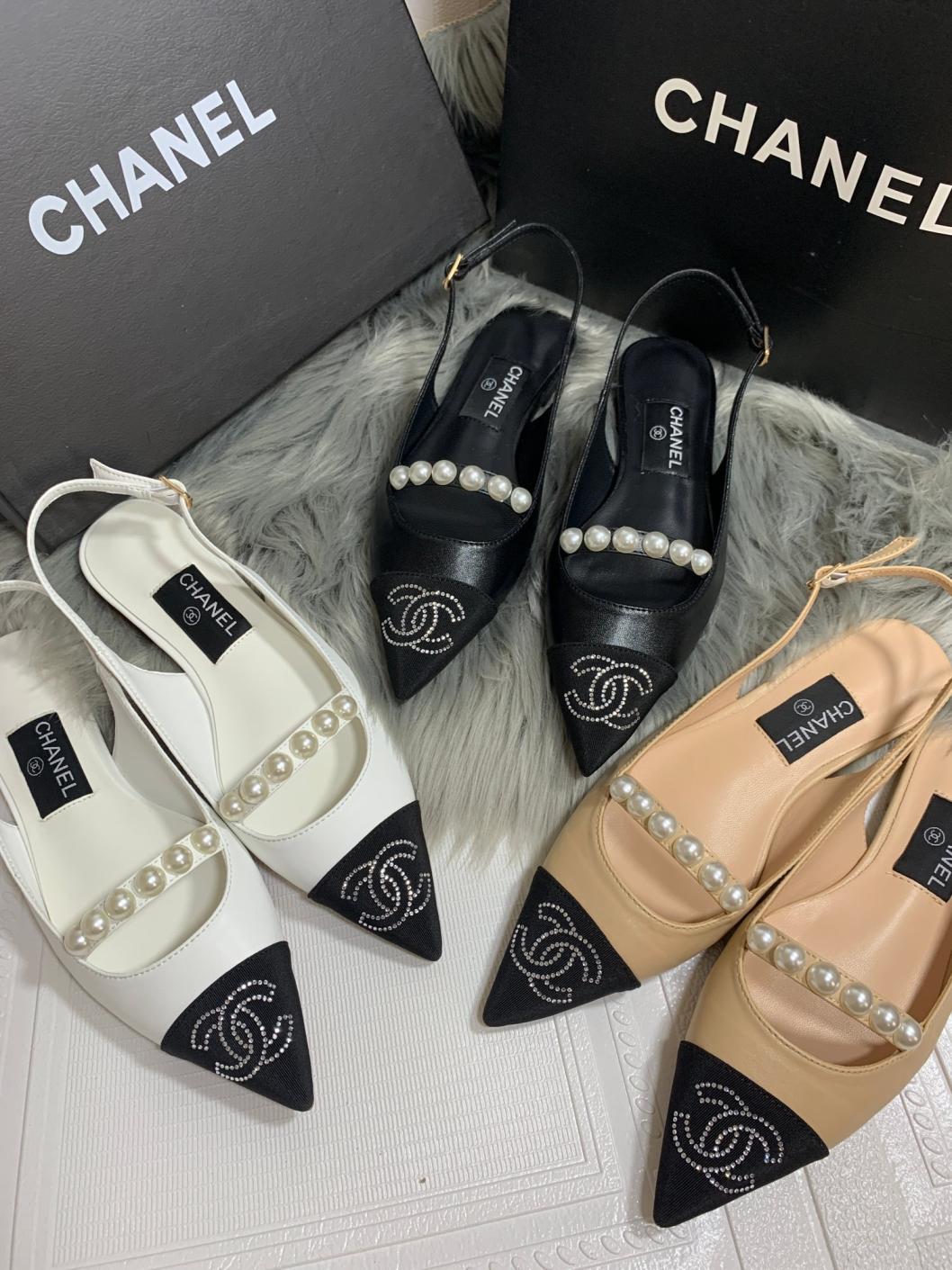 CHANEL flat lady shoes 133641