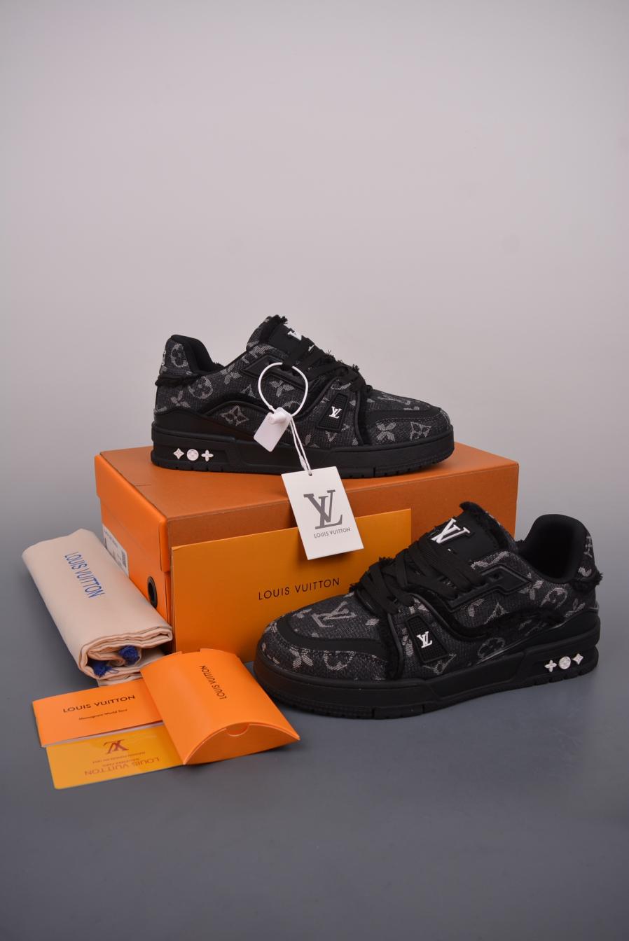 1:1 LV Louis vuitton unisex Trainer sneakers