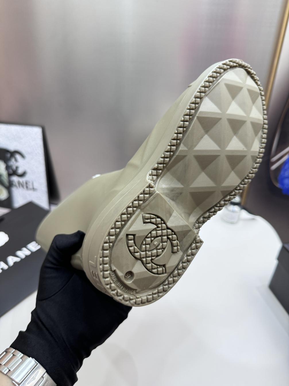 Chanel Rubber rain boots