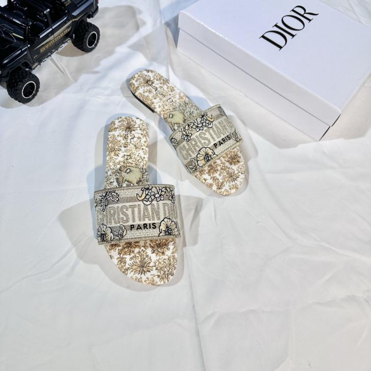 Dior NEW 2025 women flat slippers