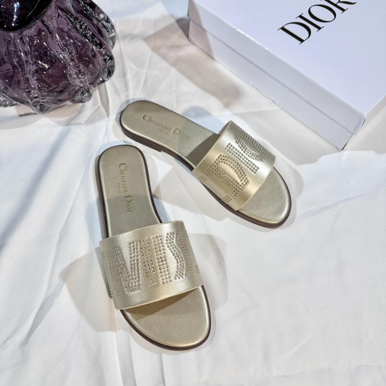 Dior NEW 2025 women flat slippers