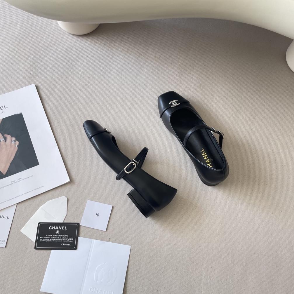CHANEL CC bowknot 25S flat shoes