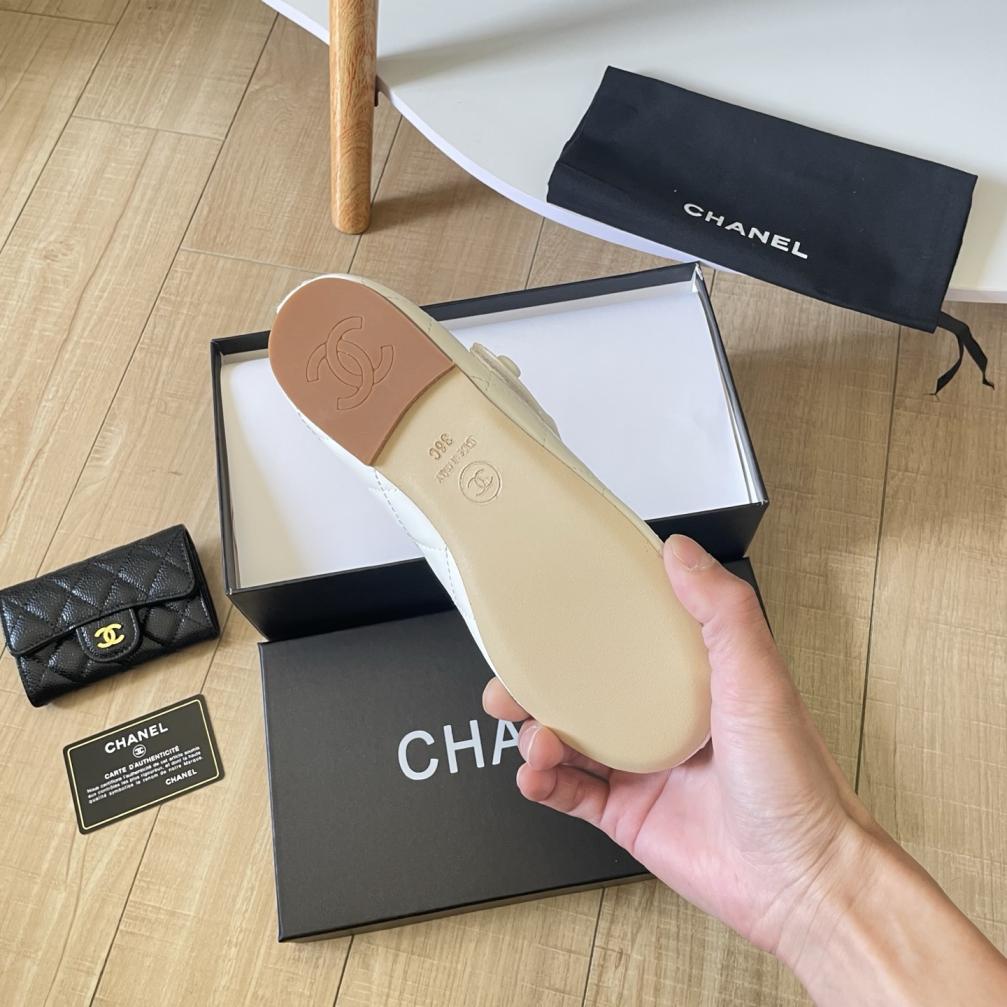 Chanel CC Lambskin flat shoes 139169