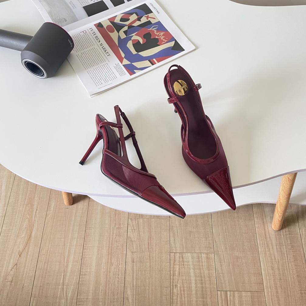 YSL SAINT LAUREN heel sandals
