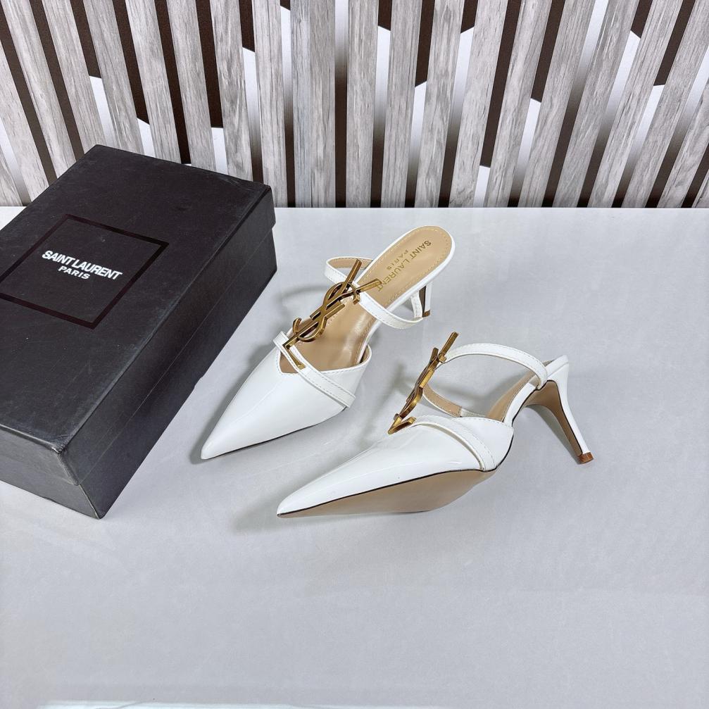 YSL Saint Laurent women heel shoes