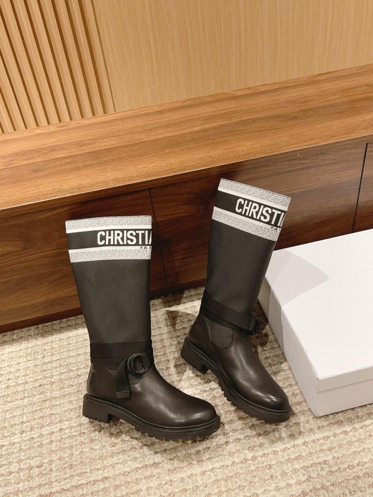 𝐂𝐇𝐑𝐈𝐒𝐓𝐈𝐀𝐍 𝐃𝐈𝐎𝐑  Miss Dior Graffiti long women boots